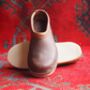 Handmade Leather Gardenning Clogs, thumbnail 4 of 8