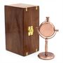 Engraved Copper Desk Clock – 50th Wedding Anniversary And Father's Day Personalised Gift For Dad, thumbnail 10 of 12