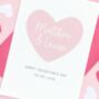 Personalised Heart Valentine's Day Card, thumbnail 1 of 3
