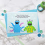 'Little Monsters' Personalised Birthday Card, thumbnail 5 of 5