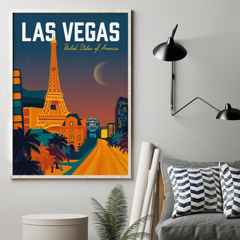 Las Vegas Art Print, 4 of 4
