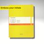 Personalised Moleskine Classic Notebook – Jaune Extra Large, thumbnail 1 of 8