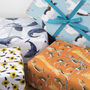 'Pelican Party' Luxury, Recycled Wrapping Paper Pack, thumbnail 7 of 9