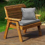Traditional Two Seater Bench Includes Cushions UK Made, thumbnail 1 of 2
