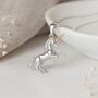 Personalised Sterling Silver And Gold Unicorn Necklace, thumbnail 1 of 10