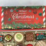 Merry Christmas 16 Chocolate Box With Garland Wrapper Our Best Seller, thumbnail 2 of 3