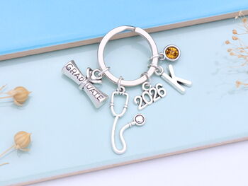 Personalized Medical Graduation Keyring Medical Student Gift, 4 of 11