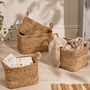 Shanga Natural Woven Storage Basket, thumbnail 2 of 4