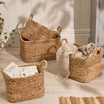 Shanga Natural Woven Storage Basket, 2 of 4