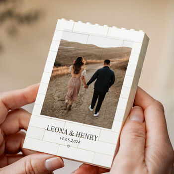 Personalised Romantic Style Block Keepsake Gift, 7 of 10