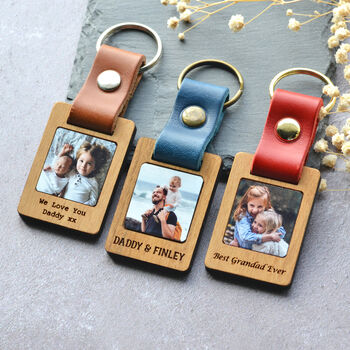 Personalised New Dad Photo Keyring, 7 of 12