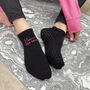 Embroidered Yoga Socks, thumbnail 1 of 4