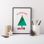 Personalised Illustrated Christmas Tree Print, thumbnail 1 of 11