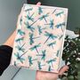 Dragonfly Scarf In Personalised Gift Box, thumbnail 2 of 4