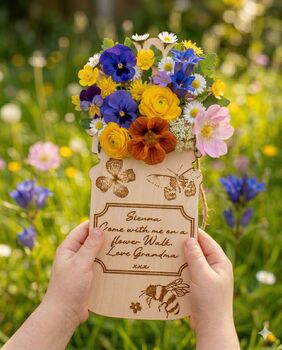 Personalised Flower Walk Bloom Collector, 6 of 6