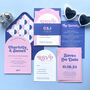 Candy Retro Arch Wedding Invitations, thumbnail 1 of 5