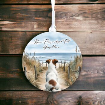 Personalised Jack Russell Dog Beach Walk Collection, 4 of 8