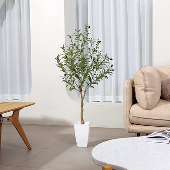 Large Artificial Faux Plant Fake Plastic Tree, 8 of 10