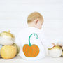 Pumpkin Baby Sleepsuit, thumbnail 1 of 4