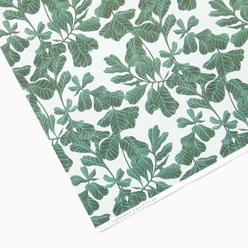 Botanical Leaf Wrapping Paper By Tuppence Collective