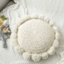 Floor Cushions With Pompom Details, thumbnail 2 of 5