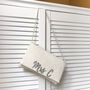 Ivory Sequin Personalised Mrs Clutch, thumbnail 1 of 8