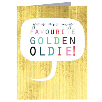 Mini Golden Oldie Card, 2 of 5