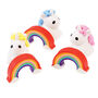 Set Of Two Unicorn And Rainbow Rubbers, thumbnail 2 of 3
