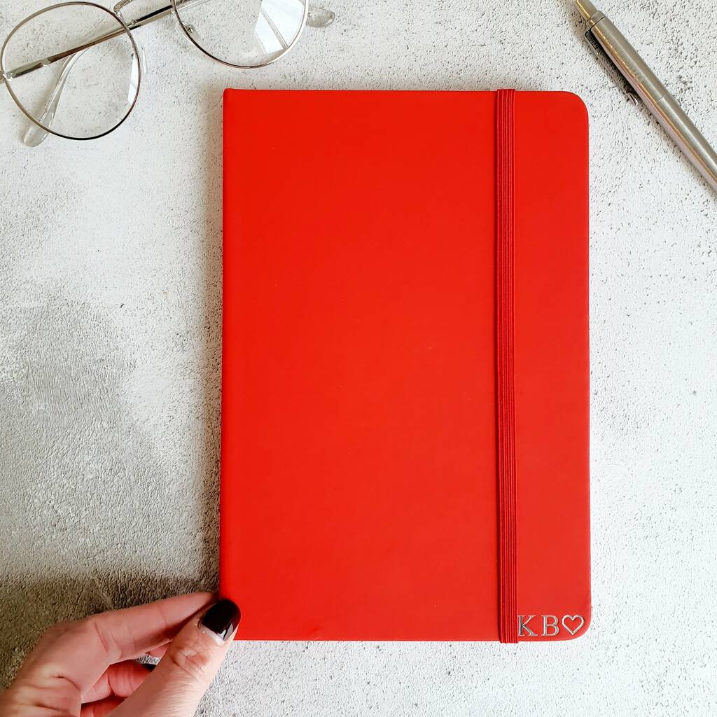 Personalised Red Notebook, 1 of 3