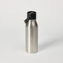 Circular And Co 500ml Stainless Steel Water Bottle Uncoated Black, thumbnail 1 of 8