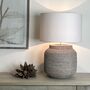 Ashcliffe Rattan Table Lamp Natural White Wash, thumbnail 5 of 5