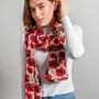 Personalised Poppy Scarf, thumbnail 2 of 3