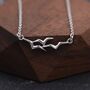Sterling Silver Albatross Pendant Necklace, thumbnail 2 of 12
