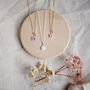 Cherry Blossom Pressed Flower Necklace, thumbnail 3 of 5