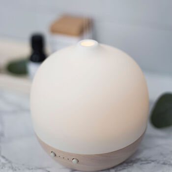 Ceramic And Wood Electric Aromatherapy Diffuser Lamp, 2 of 2
