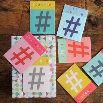 Mini Hashtag Love Ya Card, 5 of 5
