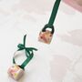 Hand Painted Abstract Mini Ceramic Mug Christmas Ornament, thumbnail 6 of 7