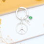 Personalised Peace Sign Keyring, thumbnail 2 of 9