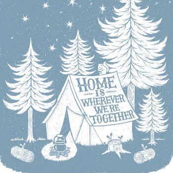 Home Together Camping Print, 3 of 4