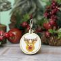 Leading The Sleigh, The Rudolph Way! Christmas Mini Matchbox Cross Stitch Kit, thumbnail 4 of 5