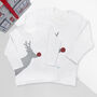 Reindeer Sparkle Christmas T Shirt For Children, thumbnail 2 of 3