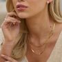 9ct Yellow Gold Solid Curb Chain Necklace 20 Inch, thumbnail 4 of 5