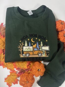 Hoa Hoa Hoa Vibes Embroidered Sweatshirt, 6 of 6