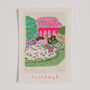 Royal Botanic Garden Edinburgh Art Print Scotland Landmark Poster, thumbnail 3 of 5
