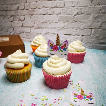 Cute Unicorn Cupcake Baking Kit Make At Home, 2 of 5