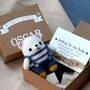 Personalised Baby Keepsake Box With Pocket Animal Toy, thumbnail 4 of 6