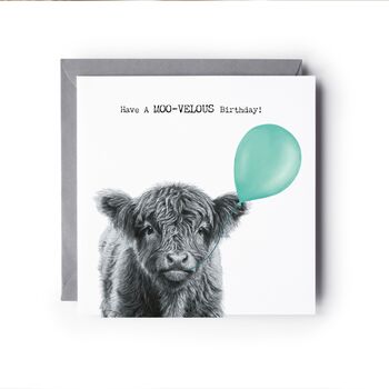 Have A Moo Velous Birthday Card, 3 of 6