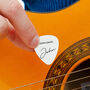 Personalised Name And Signature Guitar Plectrum / Pick, thumbnail 2 of 9