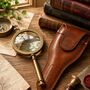 Bronze 30 Cm Magnifying Glass With Premium Leather Case, thumbnail 11 of 12