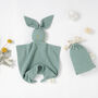 Organic Cotton Faceless Bunny Comforter, thumbnail 3 of 5